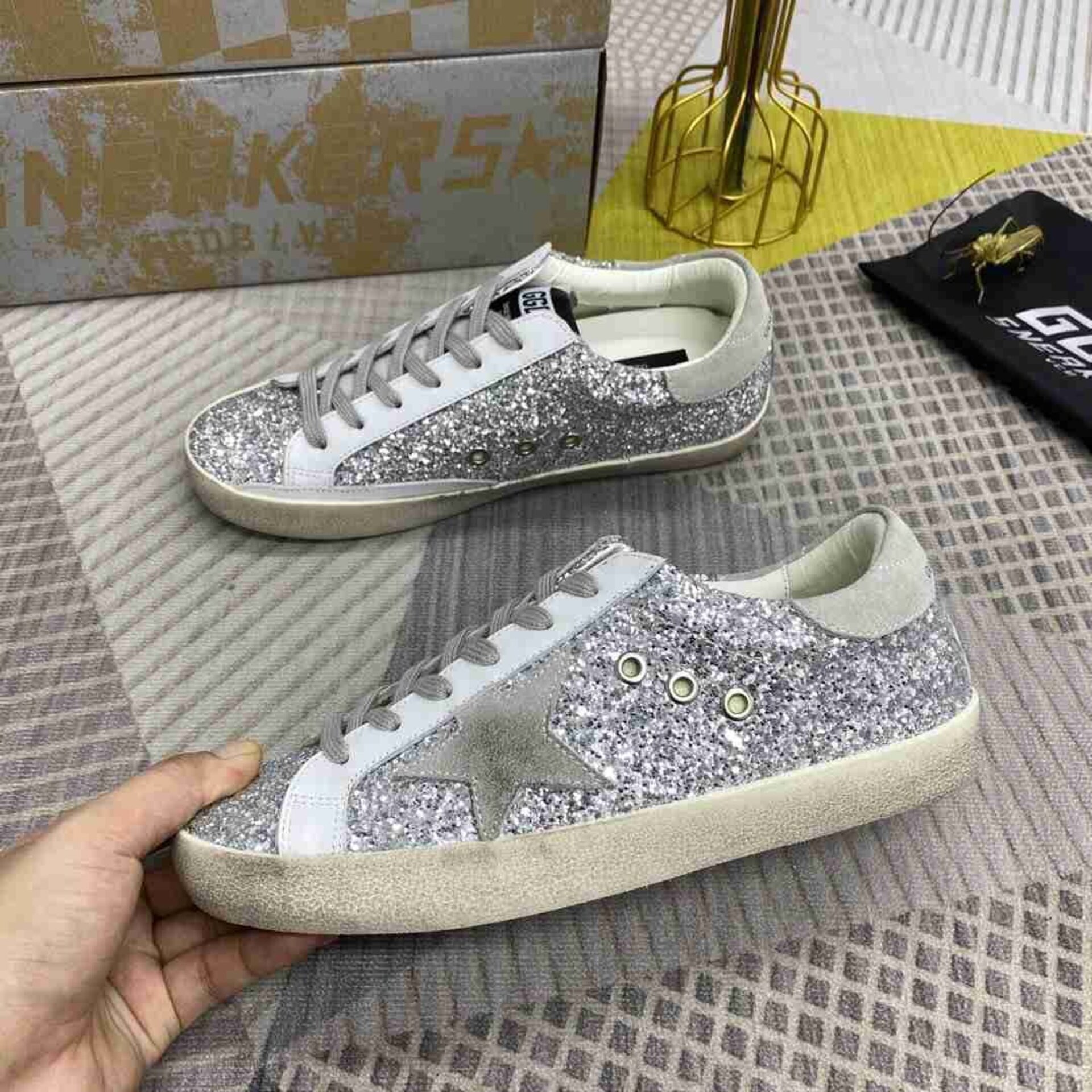 golden goose todas plateadas - 4