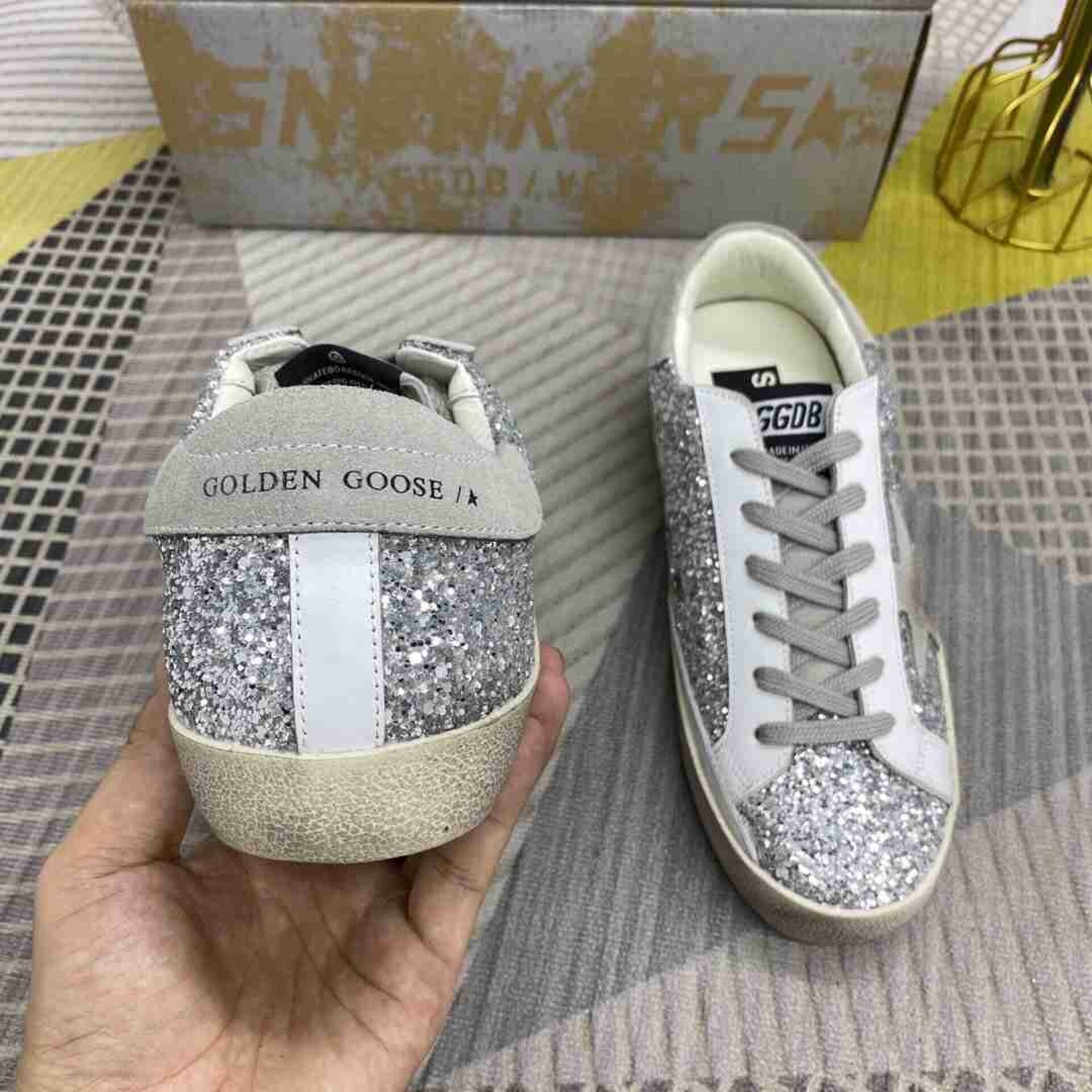 golden goose todas plateadas - 2
