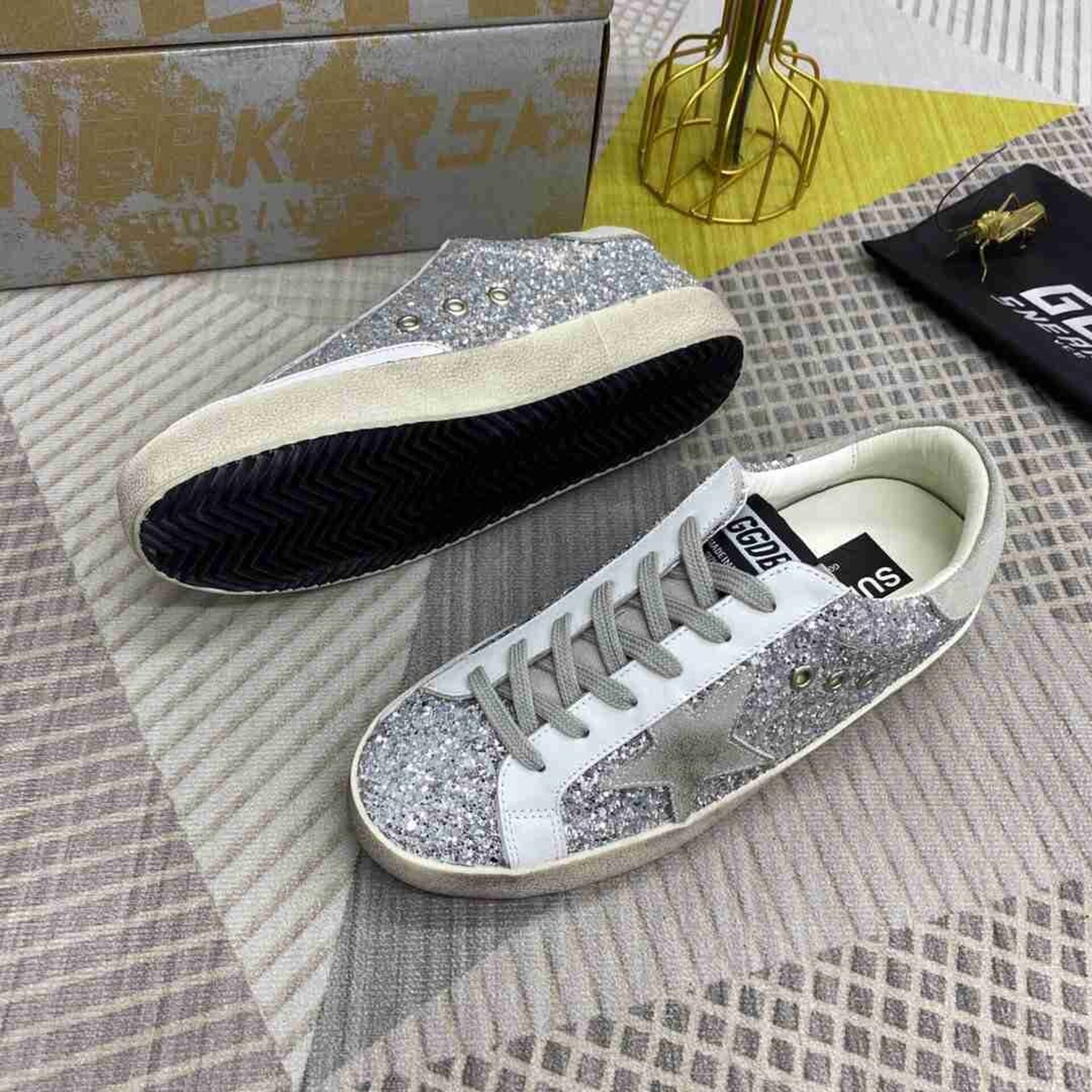 golden goose todas plateadas - 3